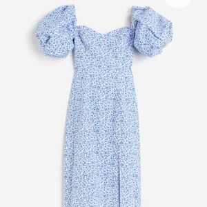 Pristine Condition H&M Off the Shoulder Puff Sleeved Dress XS
